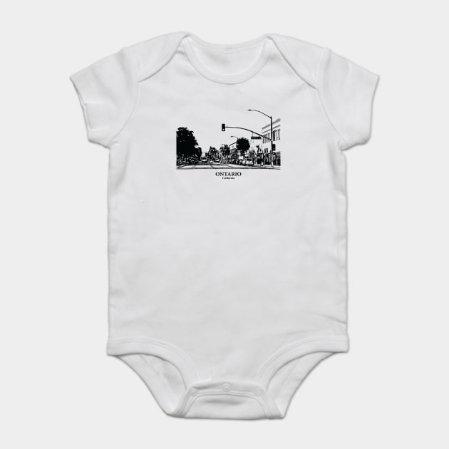Ontario - California Baby Bodysuit by Lakeric